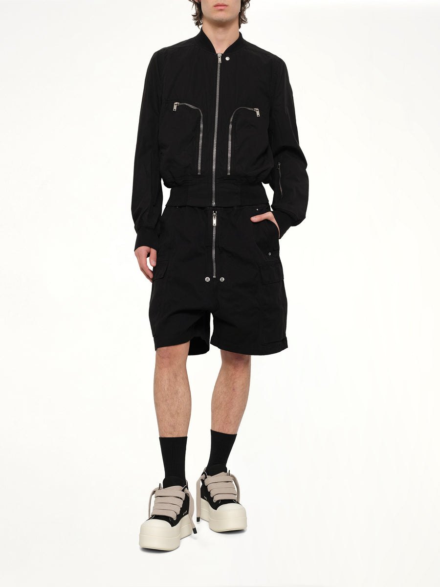 Bauhaus Flight Jacket in Black