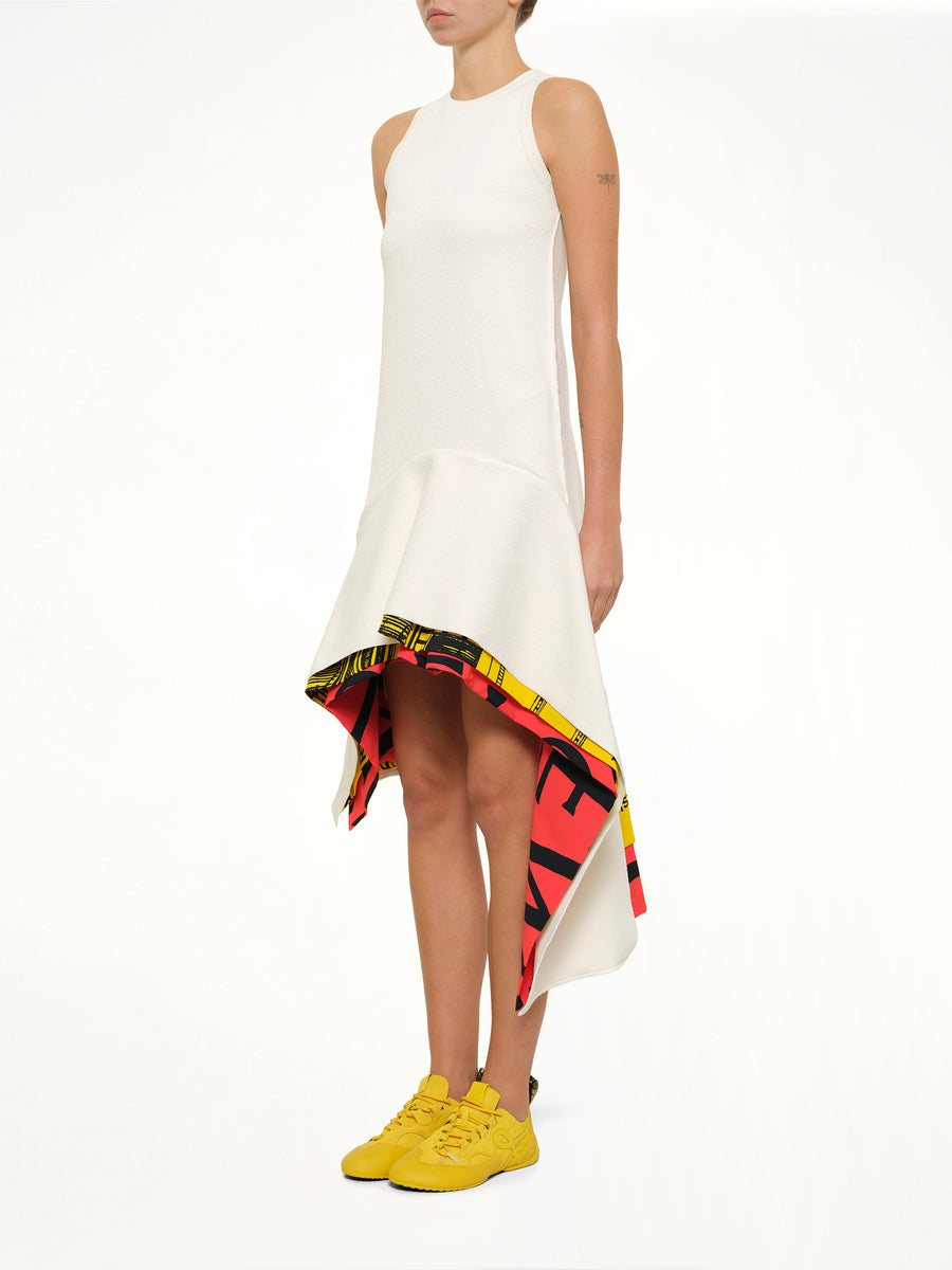 Dress in White/Multicolor