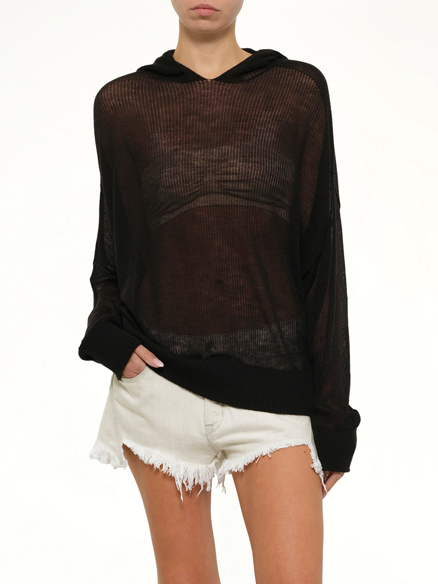 Light Hun Hoodie in Black