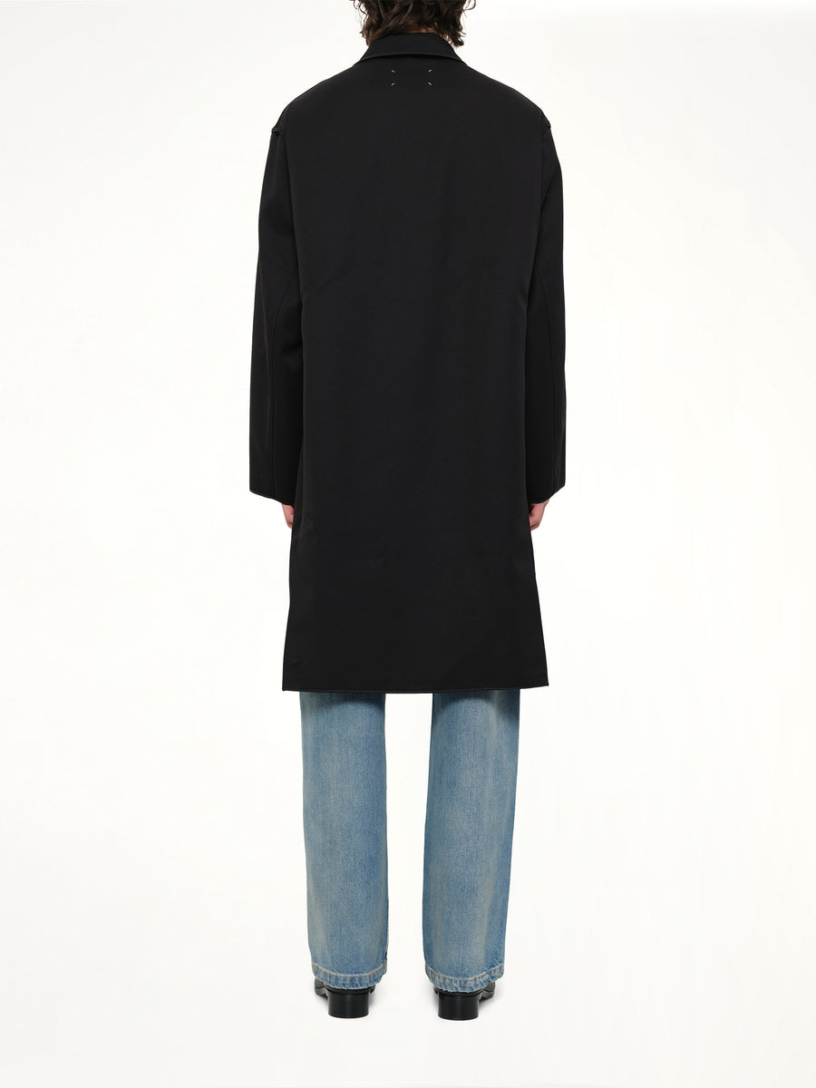 Reversible Coat in Black/Grey