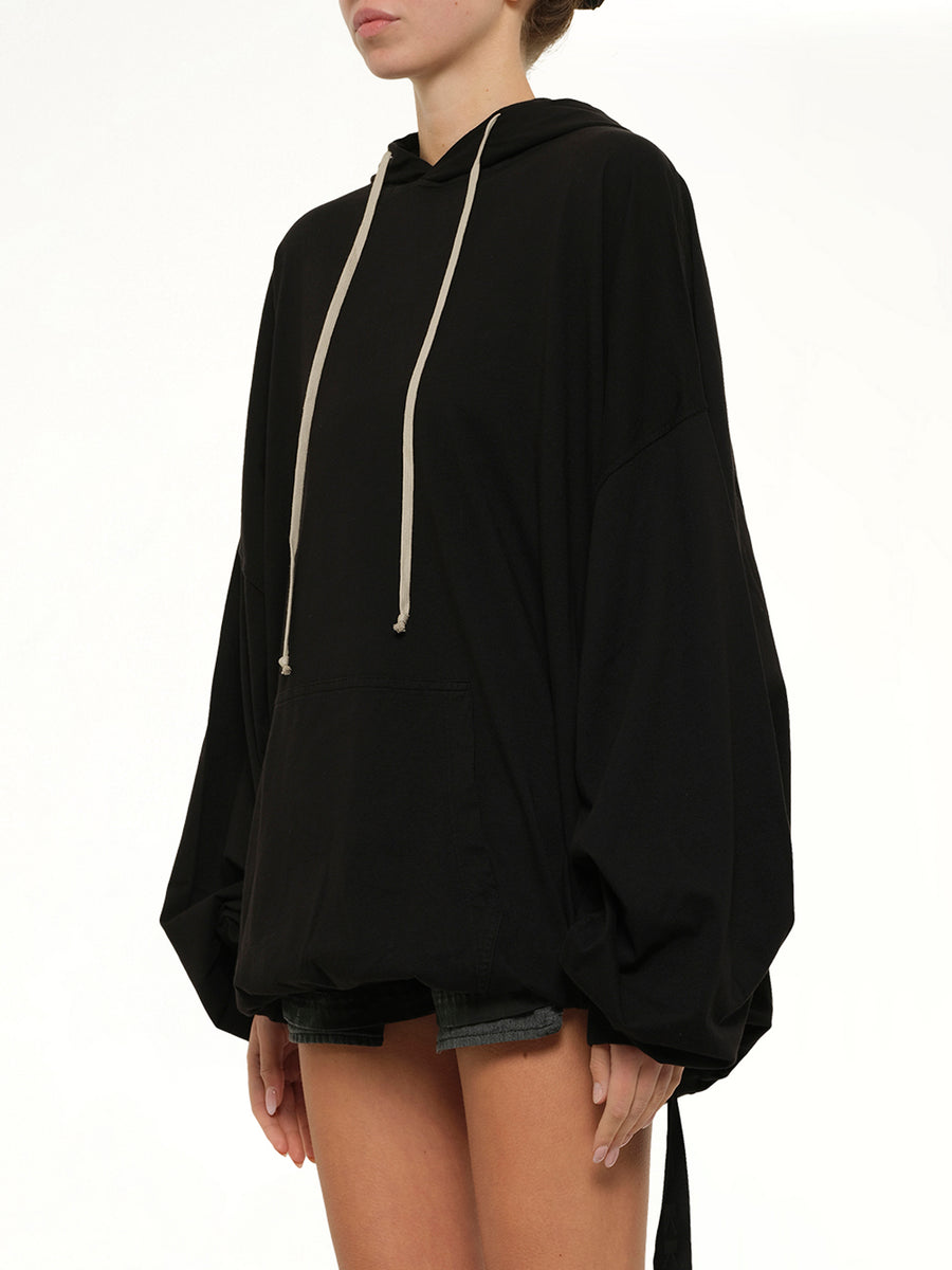 Hun Hoodie in Black