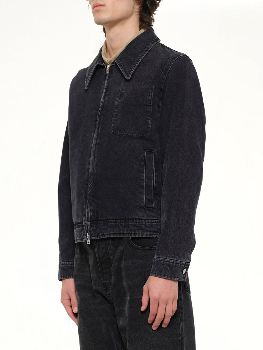 Tonal ADC Denim Jacket in Black