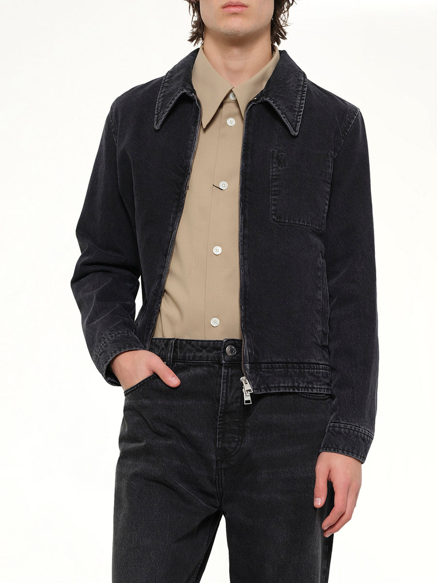 Tonal ADC Denim Jacket in Black