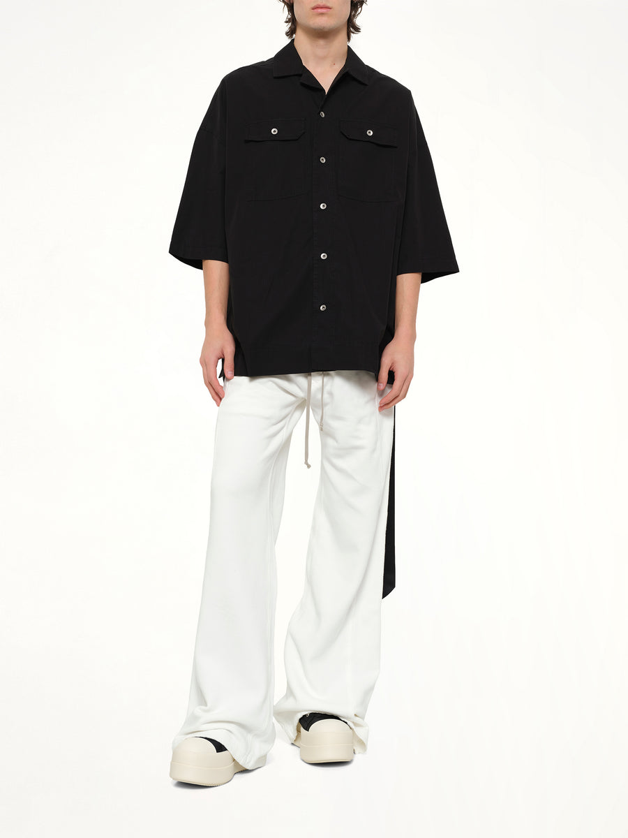 Wide Pusher Pants in Milk Wash