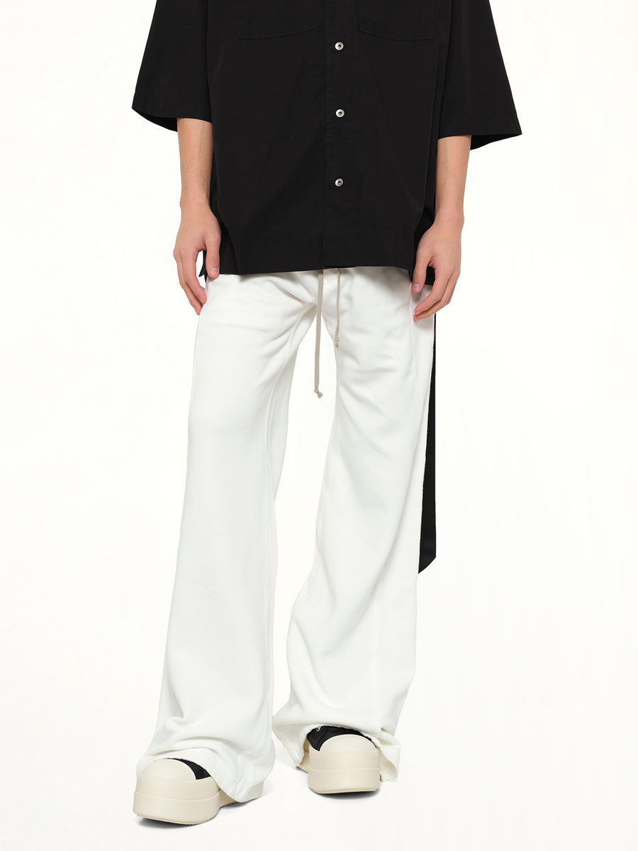 Wide Pusher Pants in Milk Wash