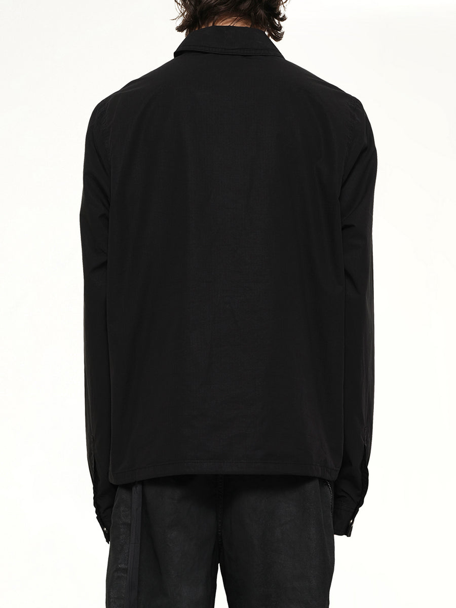 Zipfront Jacket in Black