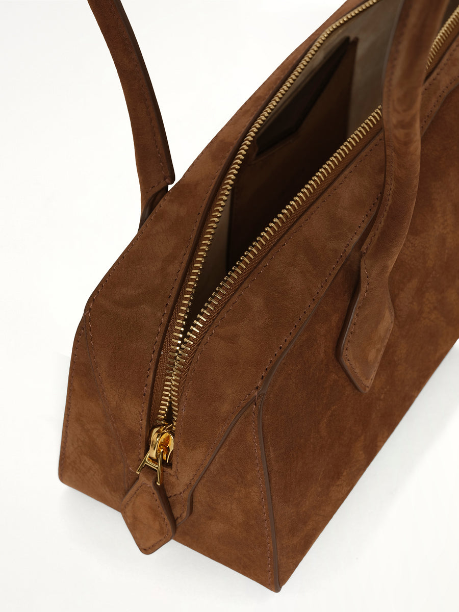 Le Teckel Medium Bag in Terre D'Ombre