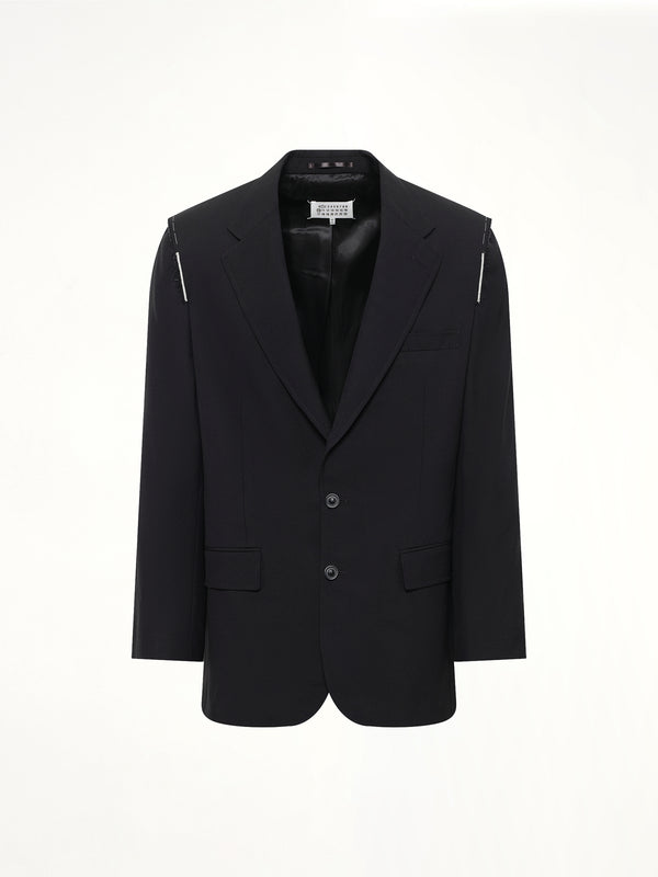 Deconstructed Jacket in Black