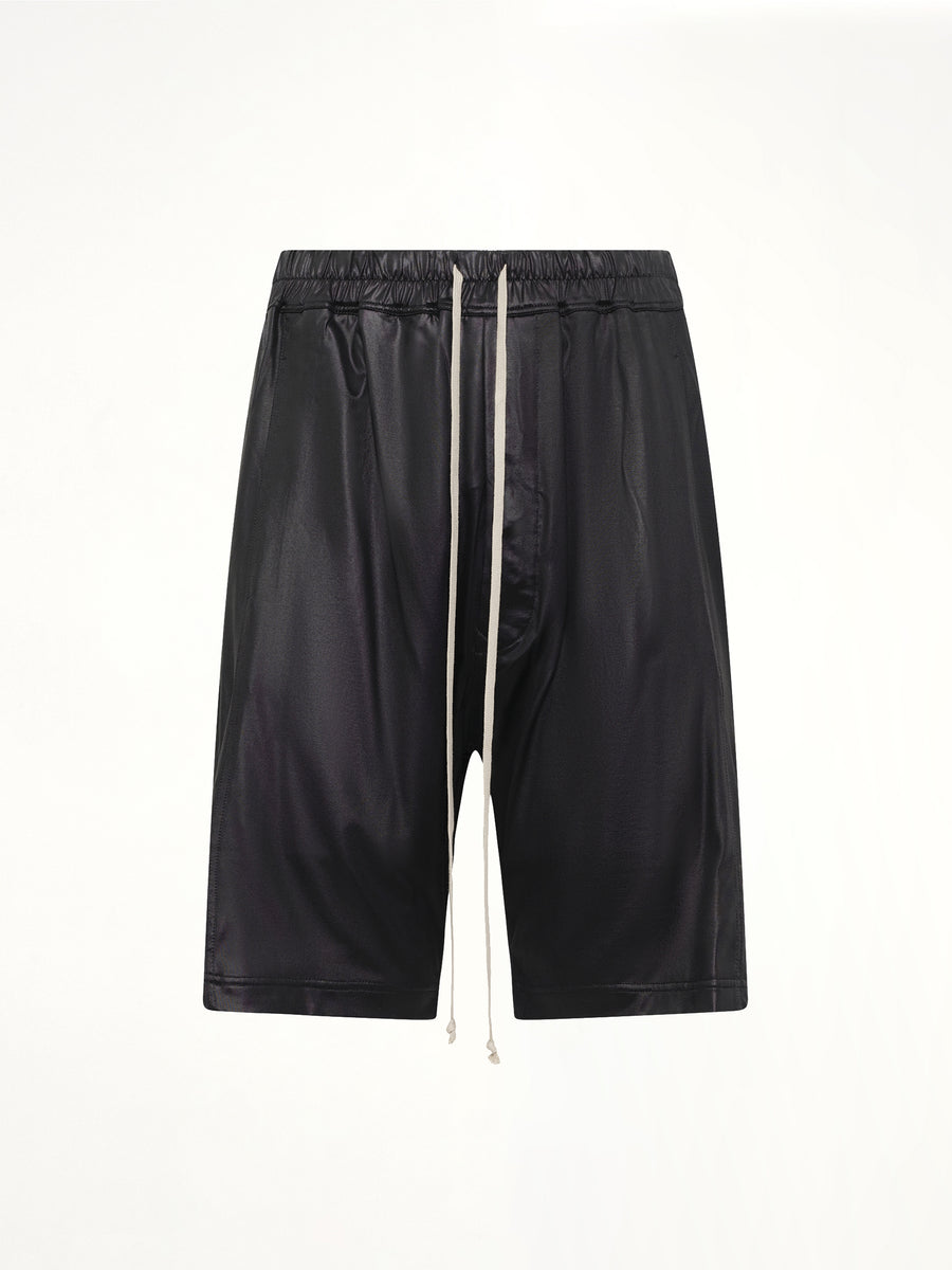 Light Wide Pusher Shorts in Black