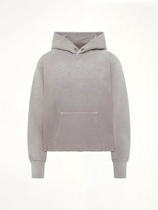Number Hoodie in Dusty Pink