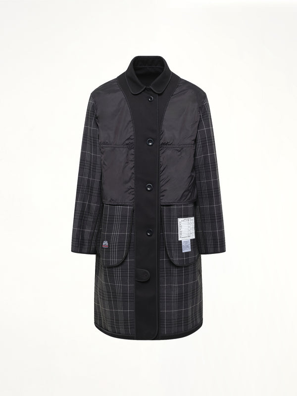 Reversible Coat in Black/Grey