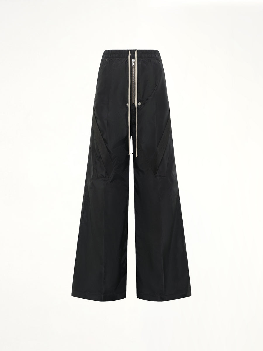 Strapped Wide Bela Pants in Black