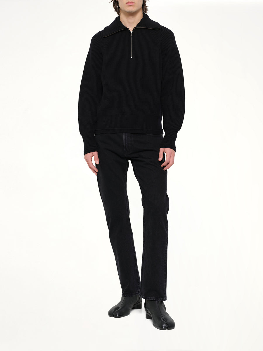 Blimp Quarter Zip in Black