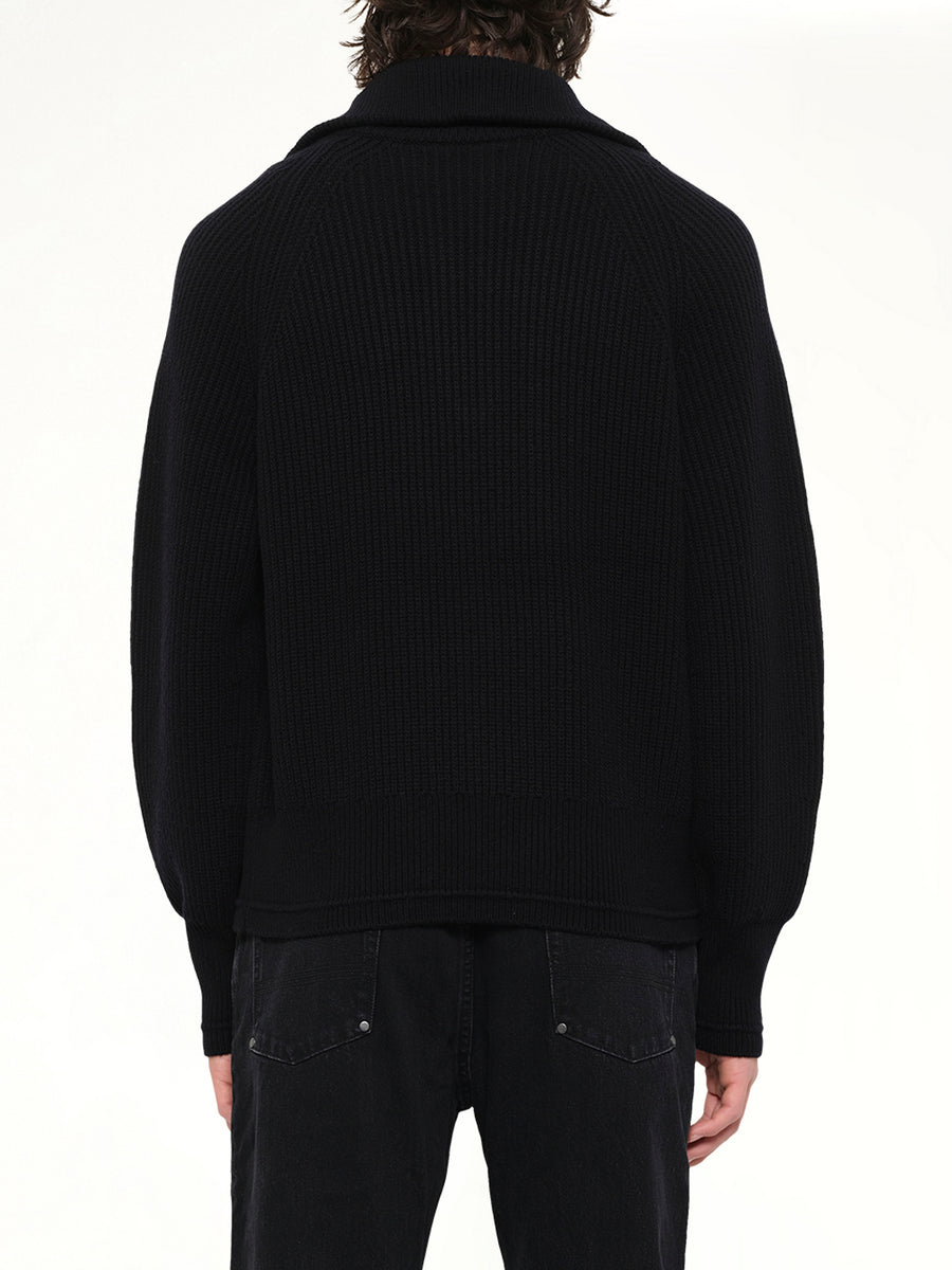 Blimp Quarter Zip in Black