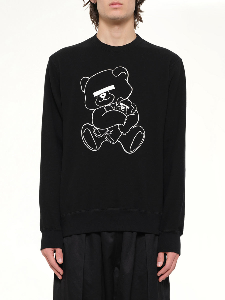 Teddy Sweatshirt in Black