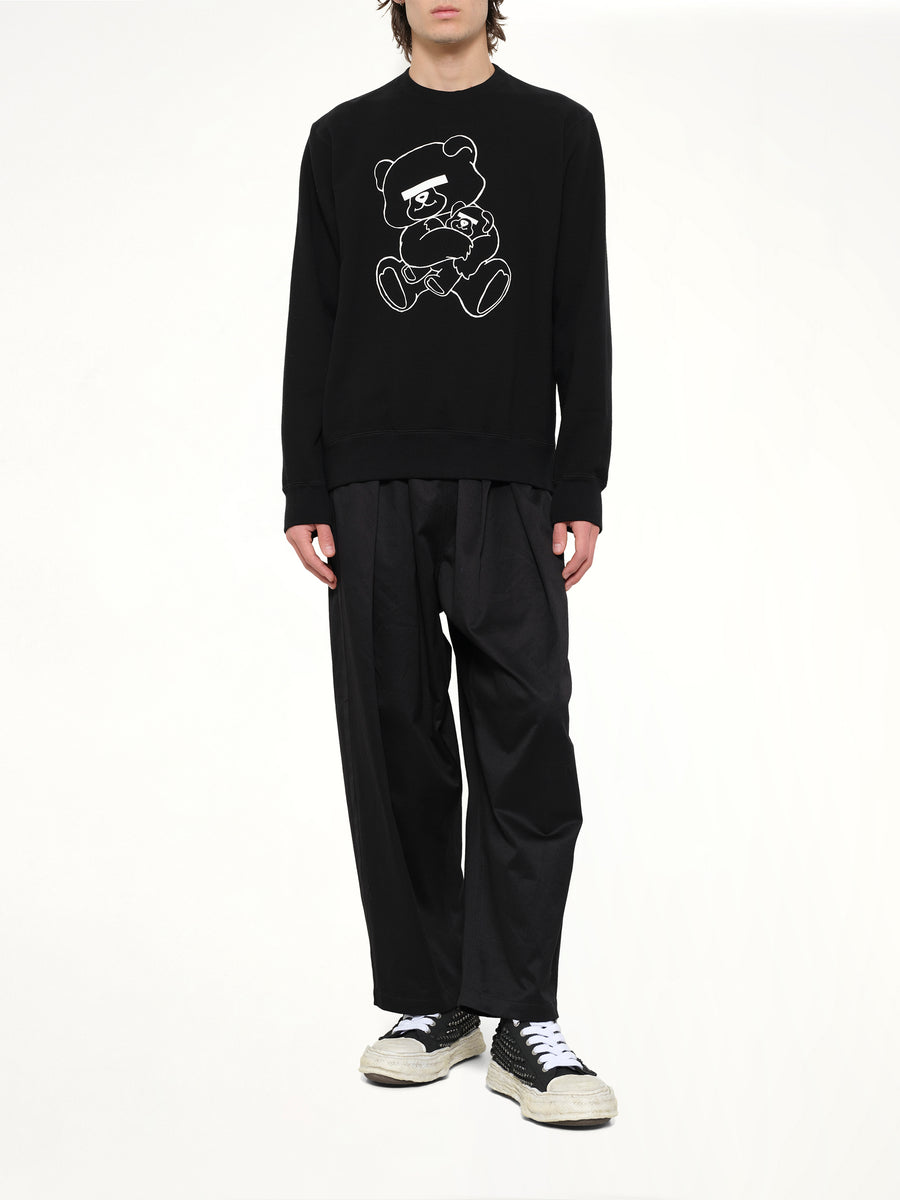 Teddy Sweatshirt in Black