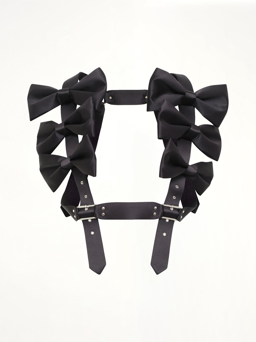 Bowtie Vest in Black