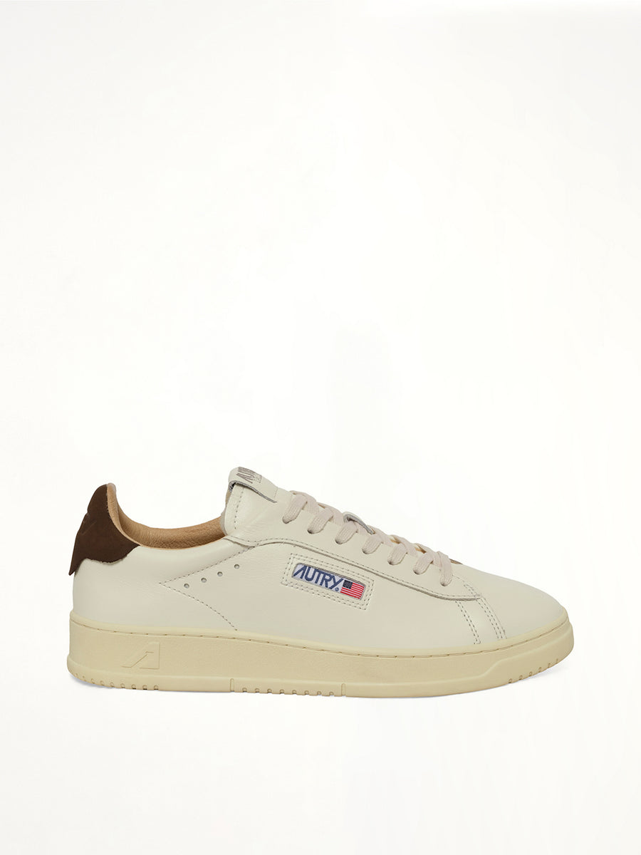 Dallas Low Top Sneaker in Marshmallow/Teak