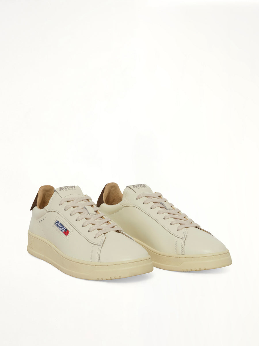 Dallas Low Top Sneaker in Marshmallow/Teak