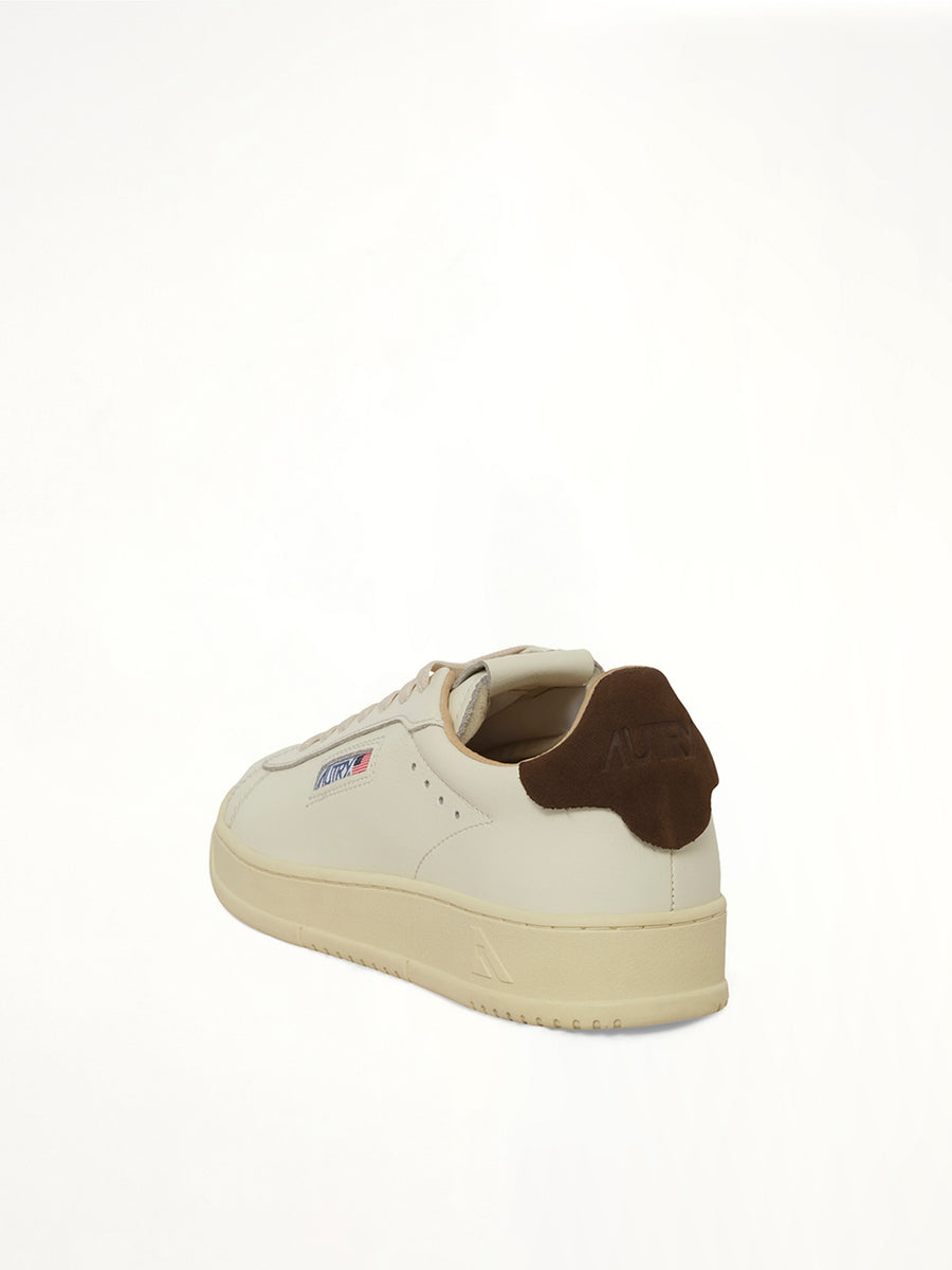 Dallas Low Top Sneaker in Marshmallow/Teak