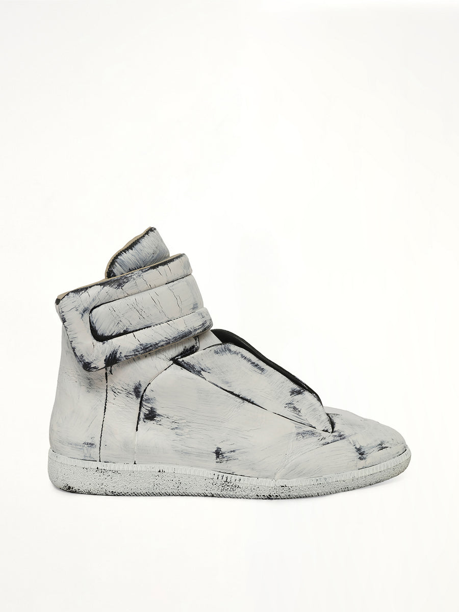 Future Mid-Top Sneaker in Painted White