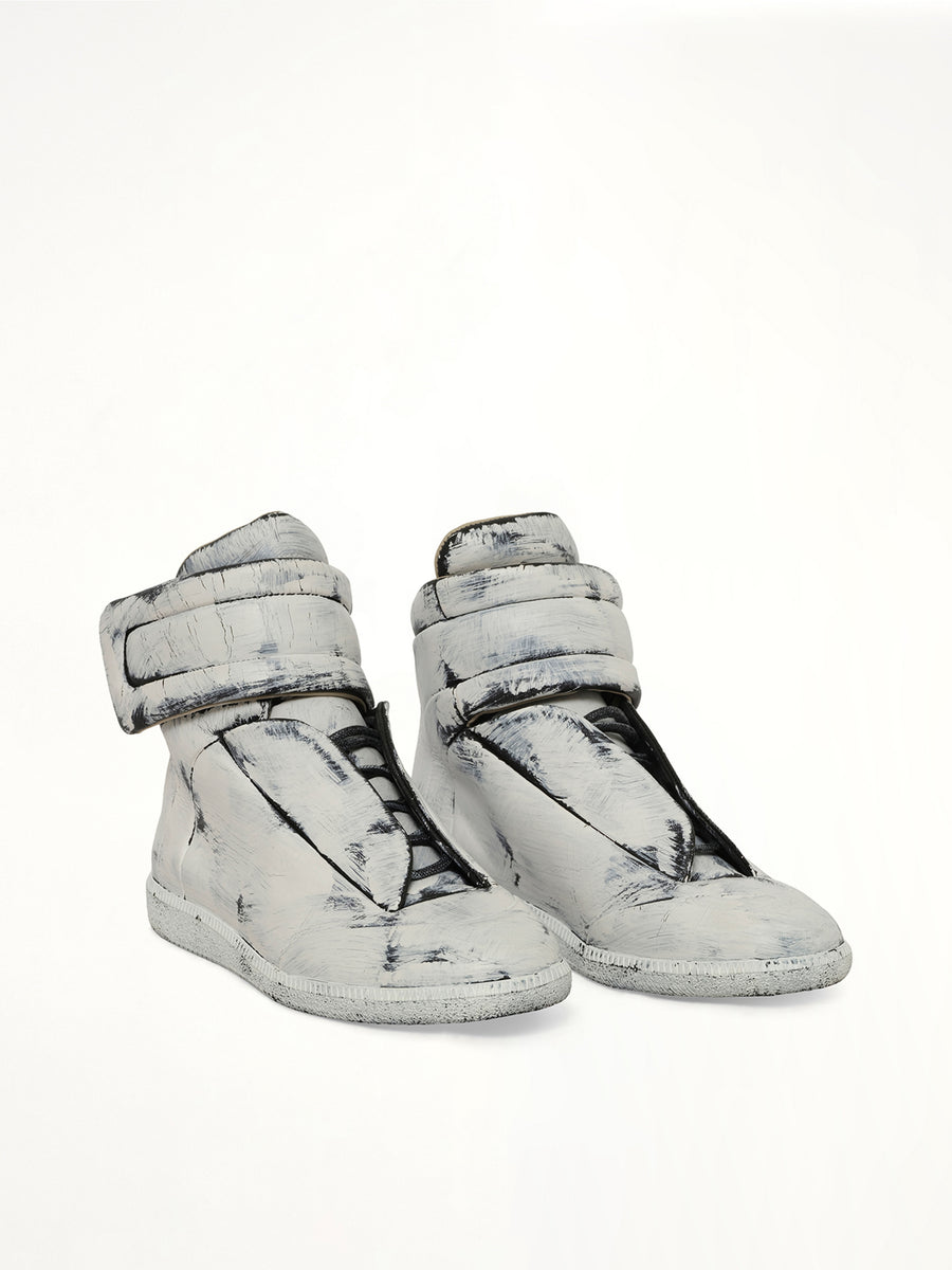 Future Mid-Top Sneaker in Painted White