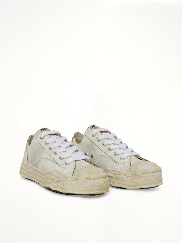 Hank OG Shrink Leather Sneaker in White