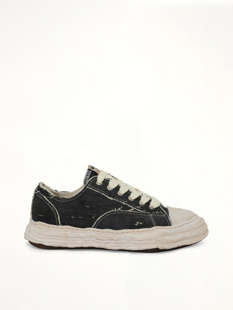 Peterson 23 OG Ripping & Dyeing Sneaker in Black