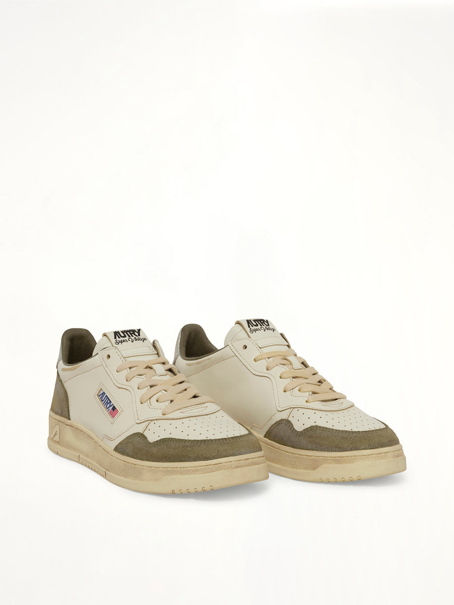 Super Vintage Sneaker in Lizard/Silver