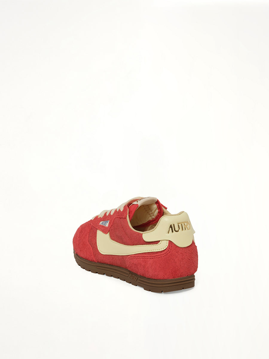 Windspin Low Sneaker in Red/Rutabaga