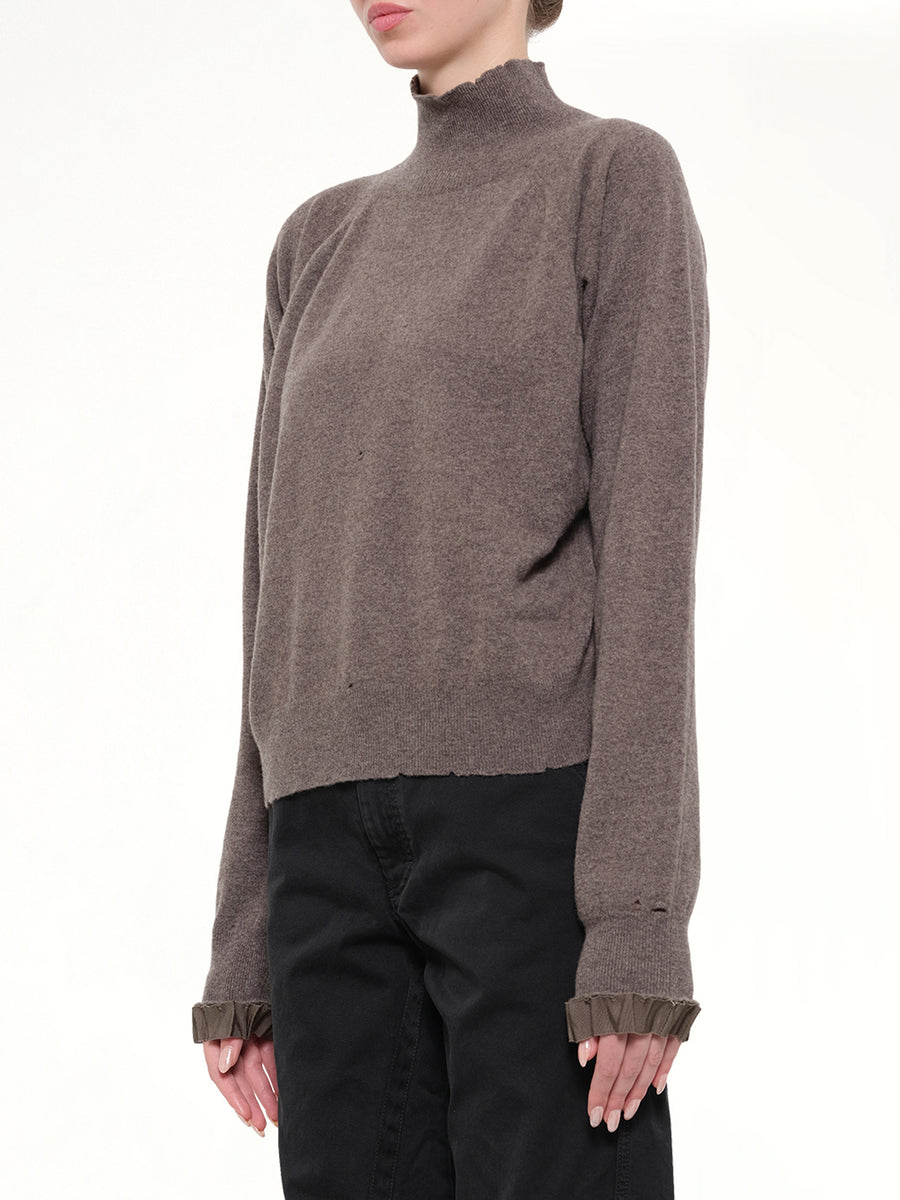 Lived-In Knitwear Turtleneck in Mud