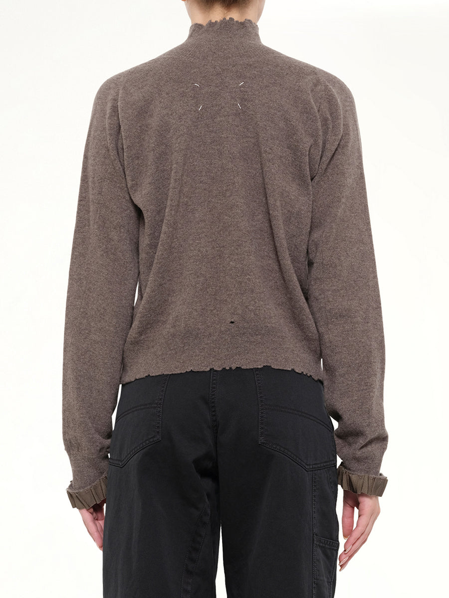 Lived-In Knitwear Turtleneck in Mud