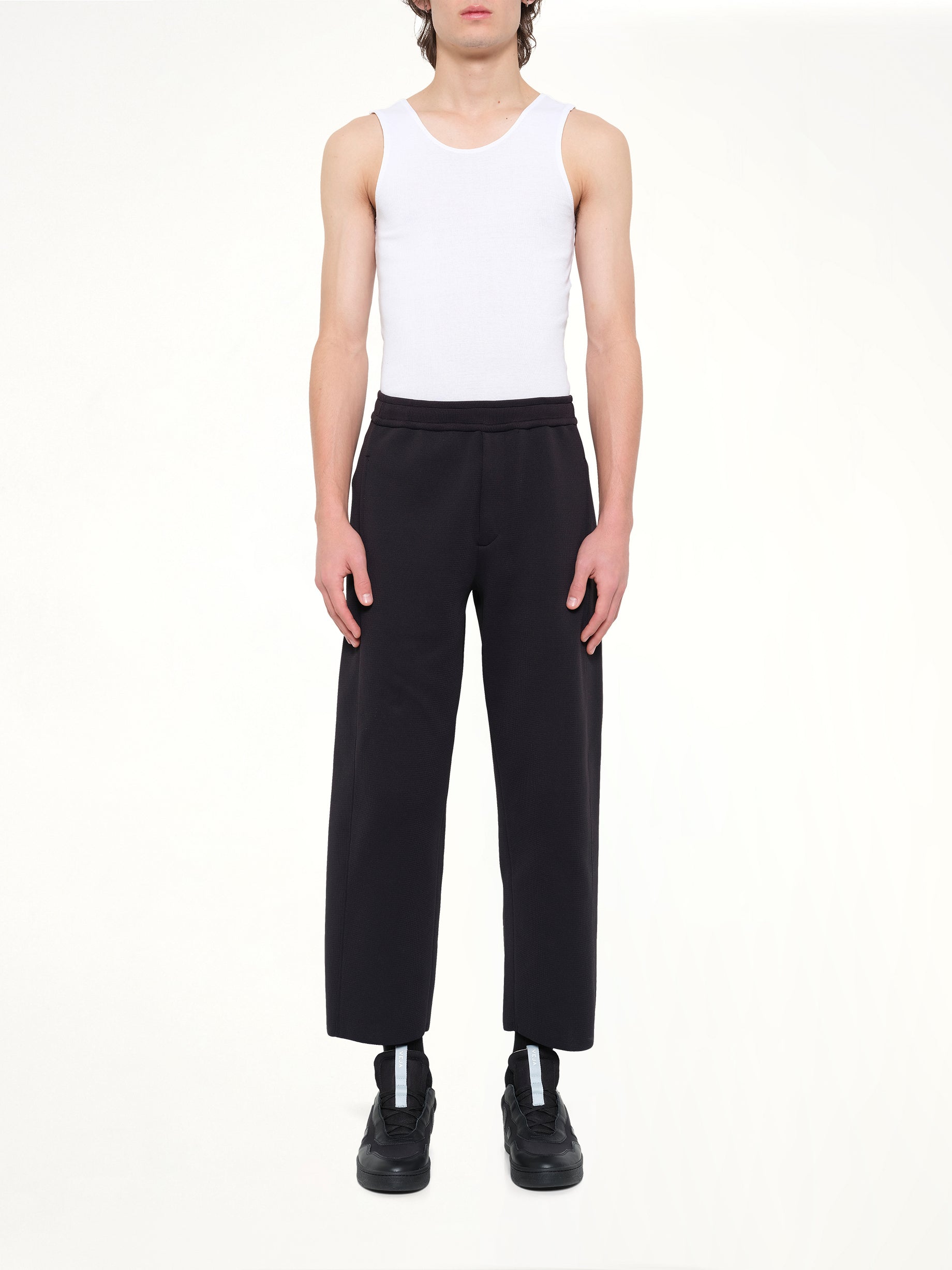 Milan Curved Pants in Black