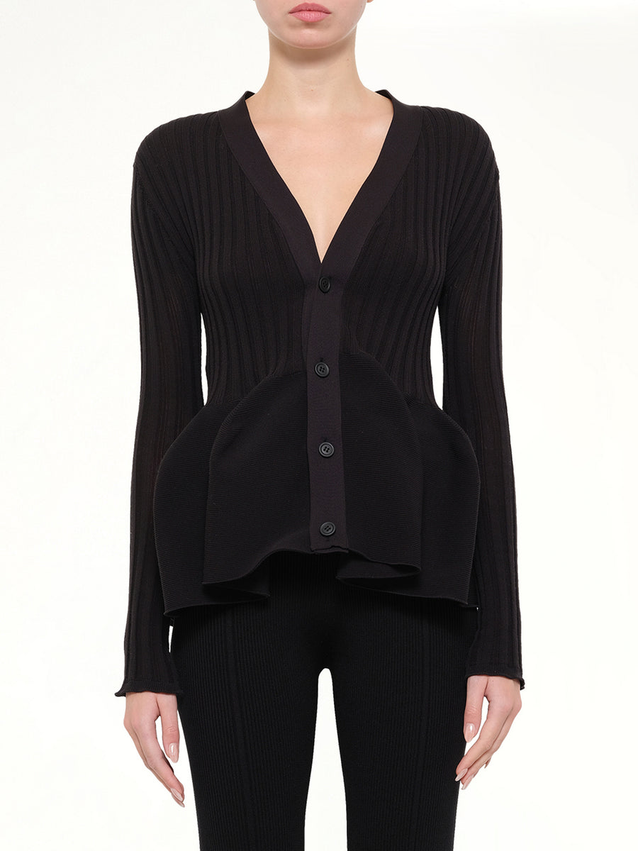 Pottery Cardigan in Black