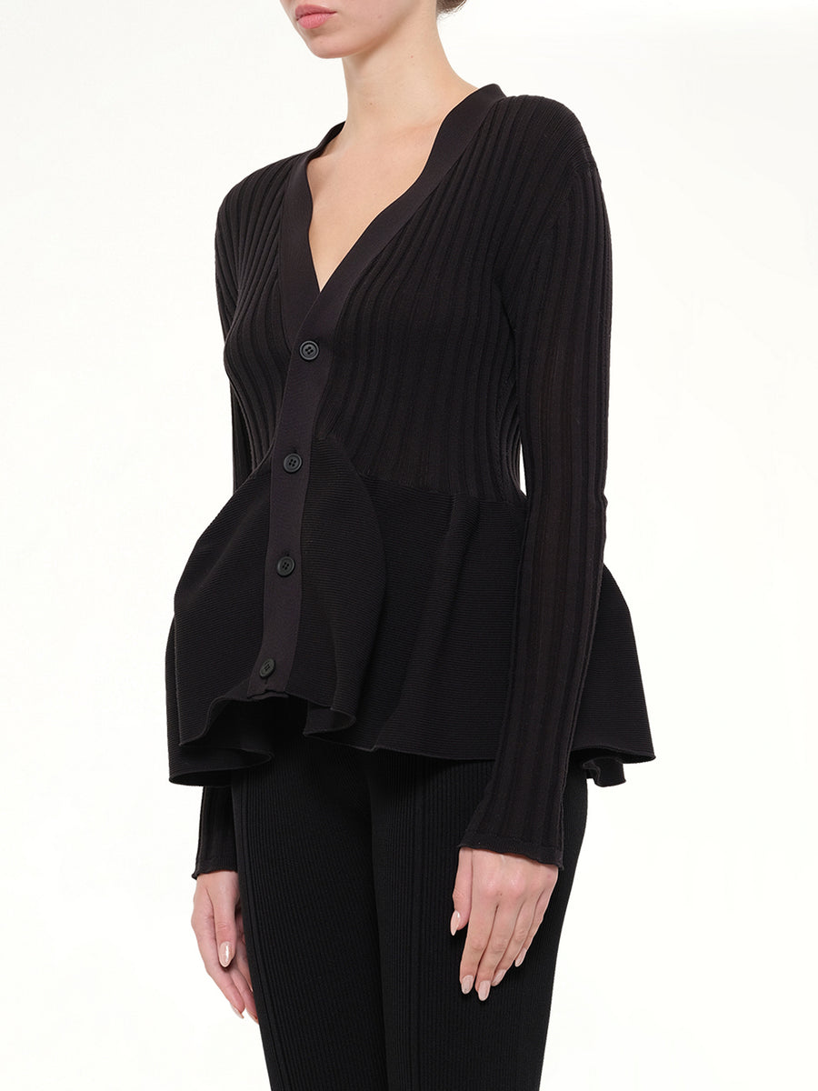 Pottery Cardigan in Black