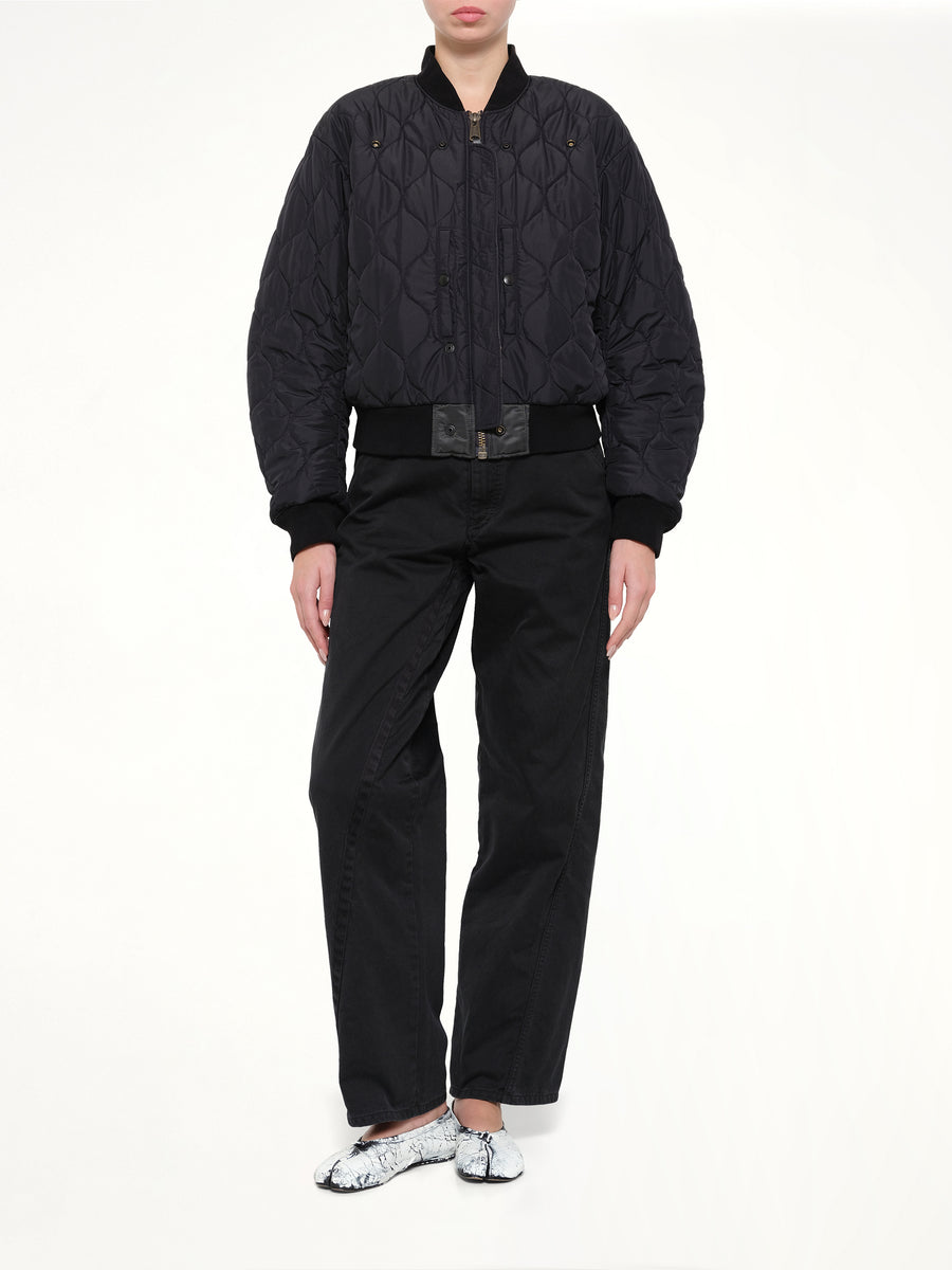 Reversible Bomber in Dark grey
