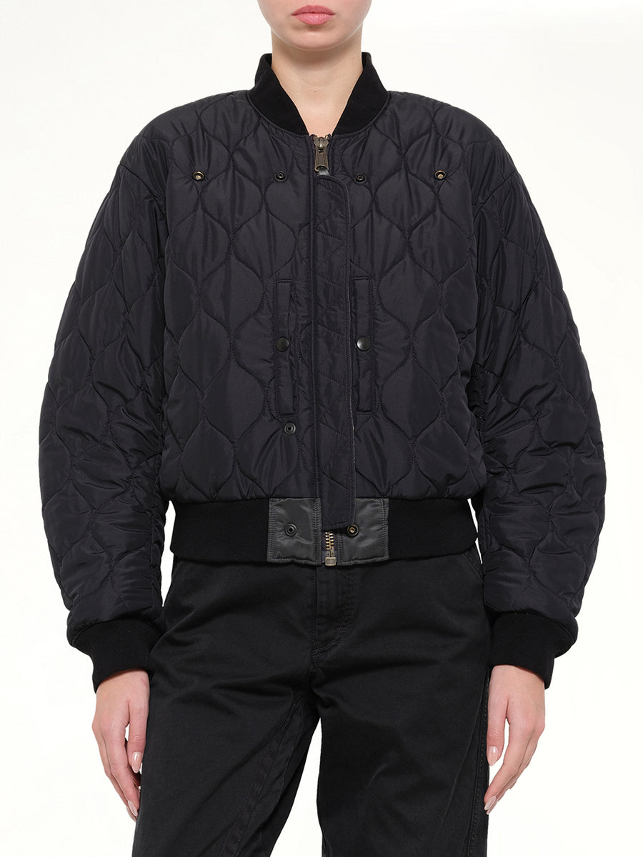Reversible Bomber in Dark grey