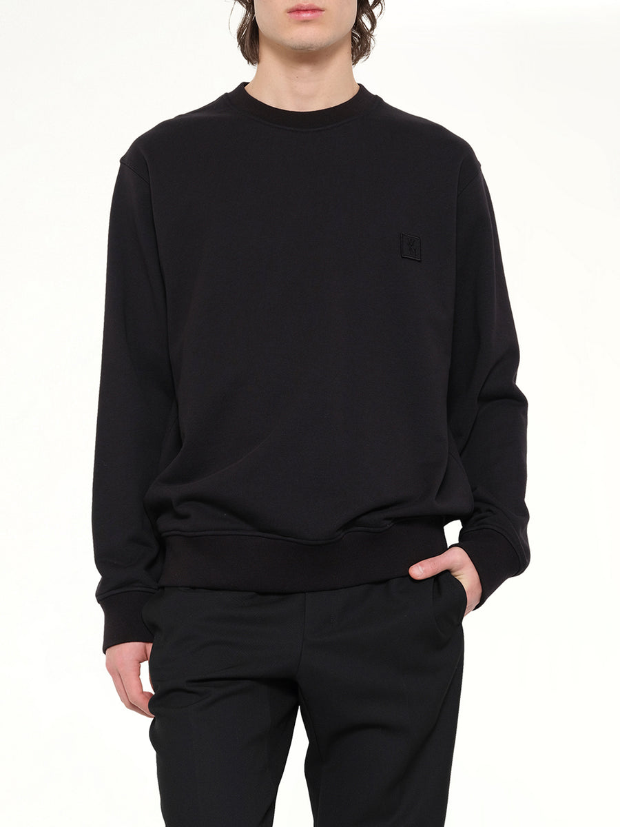 Back Logo Sweatshirt in Black