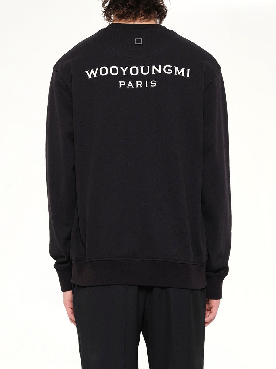 Back Logo Sweatshirt in Black