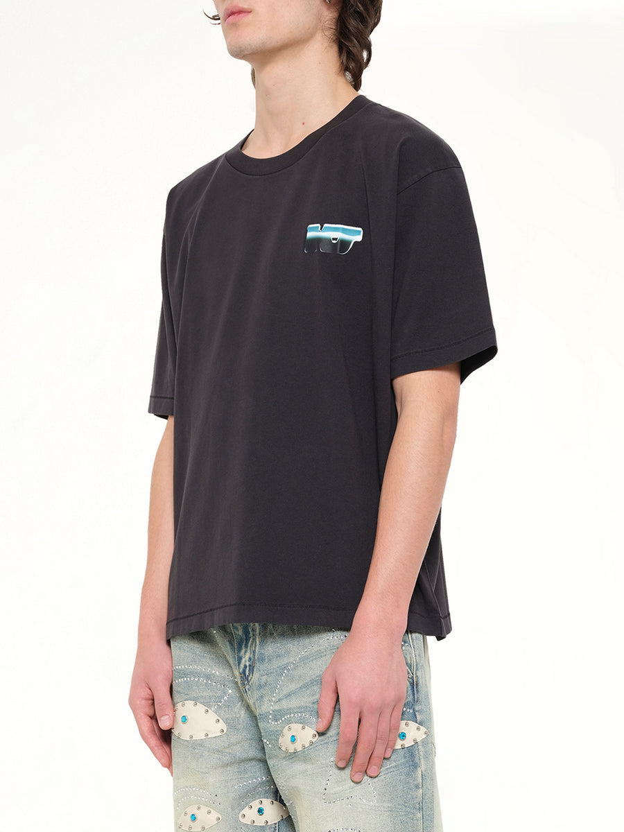 KS Chrome T-Shirt in Washed Black