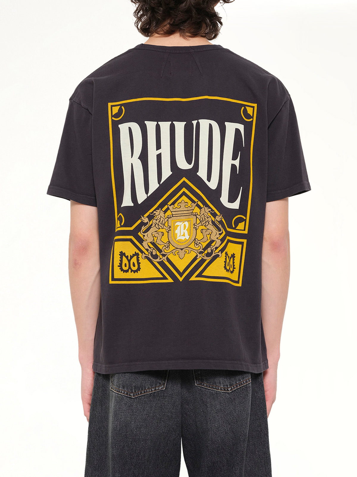 ヴィンテージブラックのRhude Playing Card Tシャツ