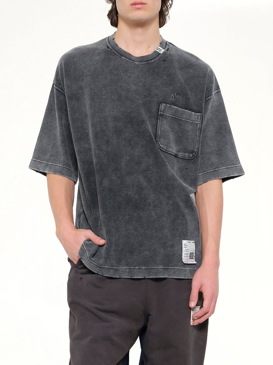 Bleached T-Shirt in Black