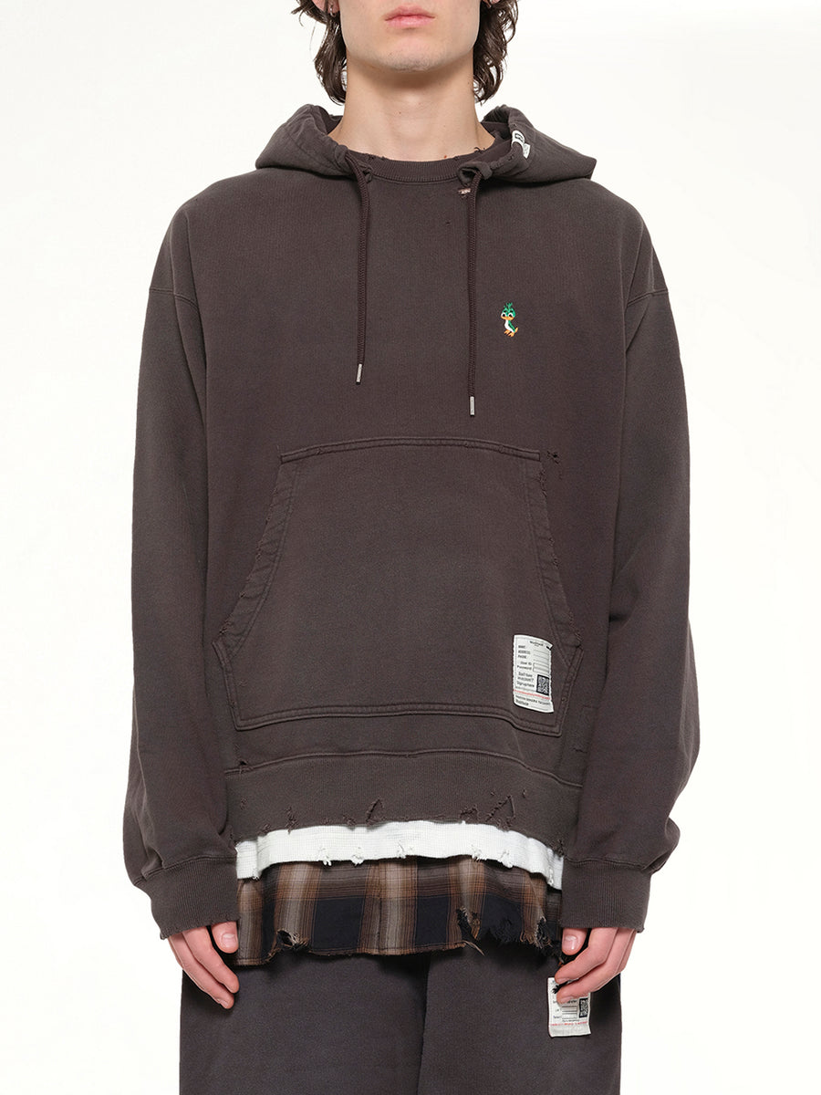 Triple Layered Hoodie in Black