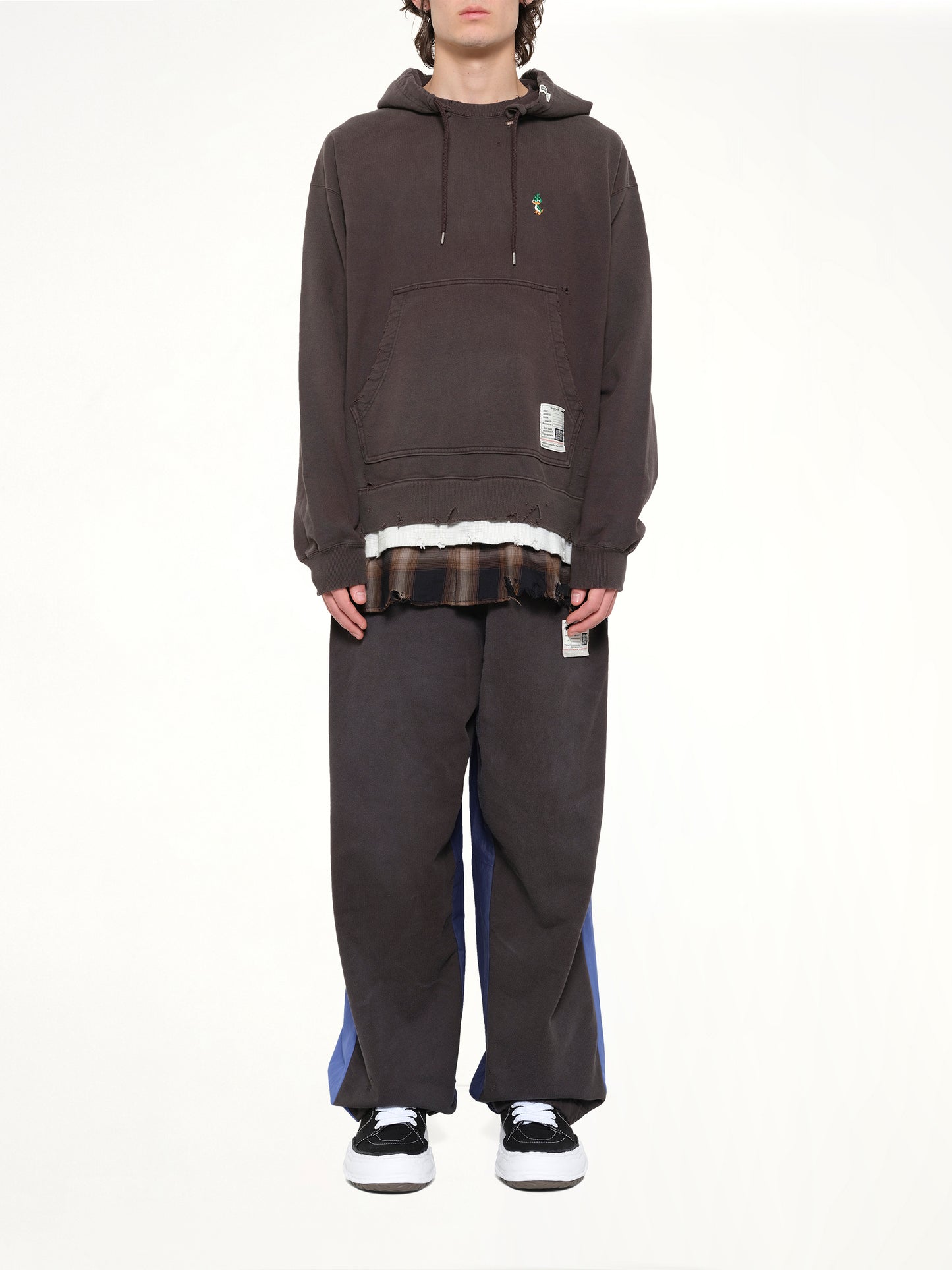 Triple Layered Hoodie in Black