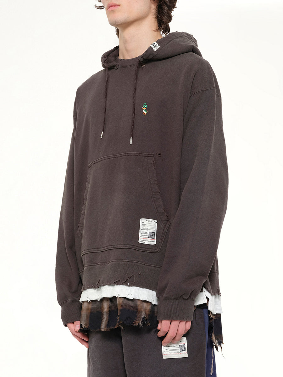 Triple Layered Hoodie in Black