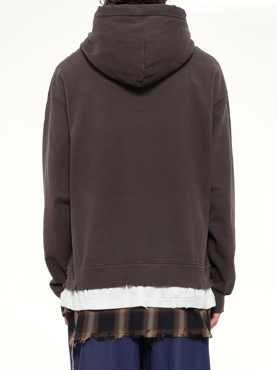 Triple Layered Hoodie in Black