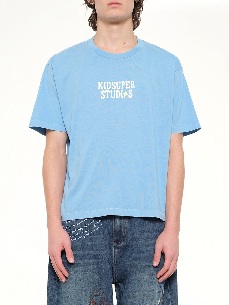 The Boy who Jumped the Moon T-Shirt in Light Blue