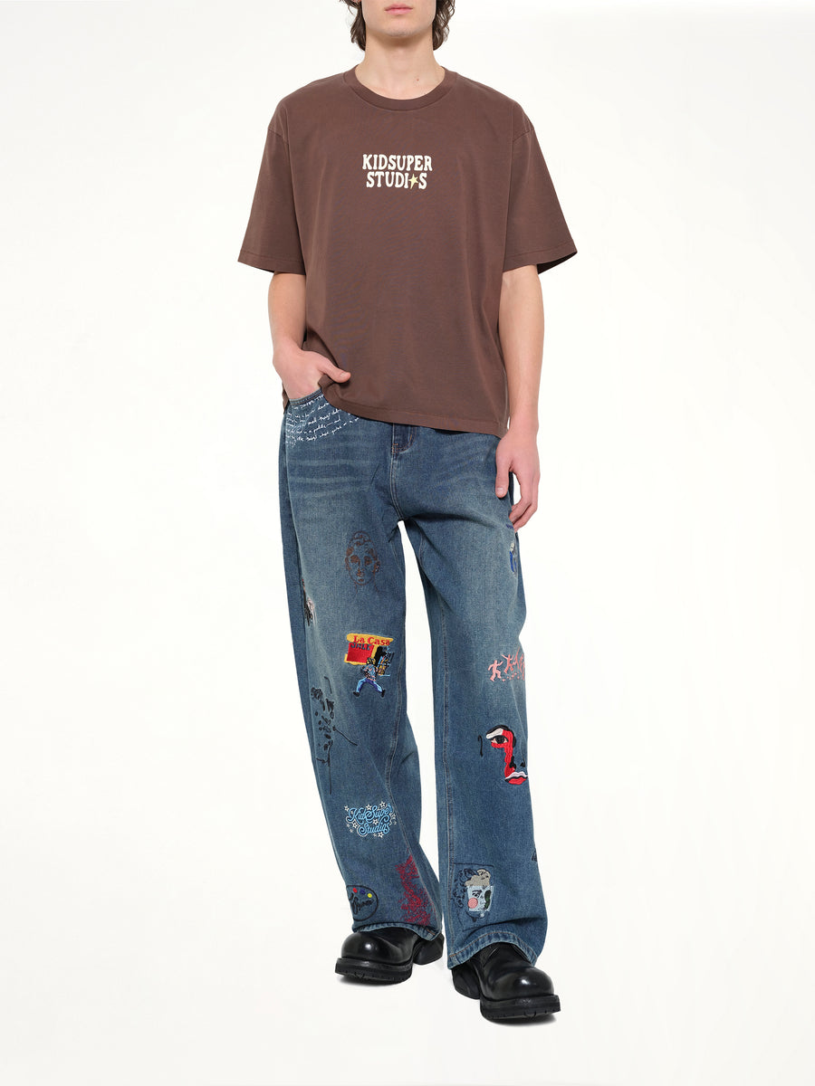 The Boy who Jumped the Moon T-Shirt in Mocha