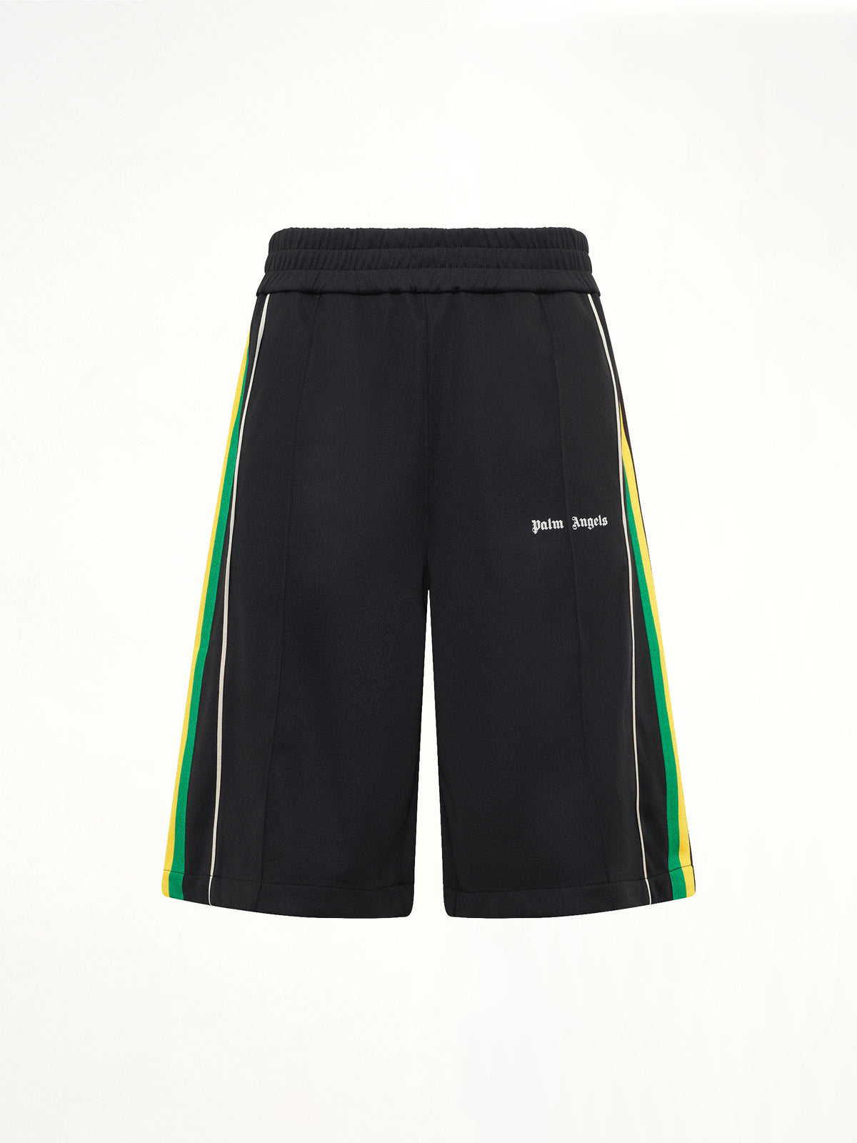 J Classic Logo Vint Track Shorts in Black/Off White