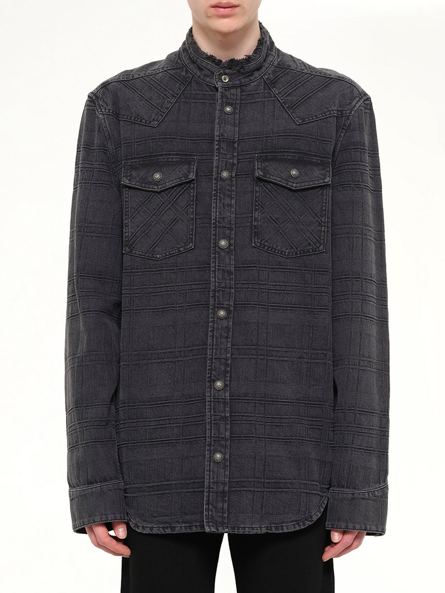 Balmain Shirts in Black